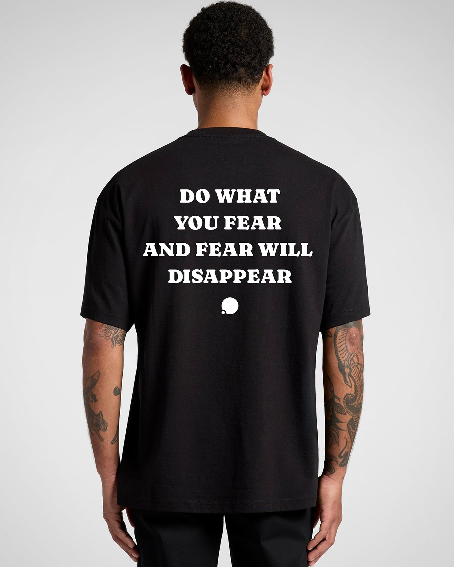 Do What You Fear Heavyweight Relaxed Tee (Black)
