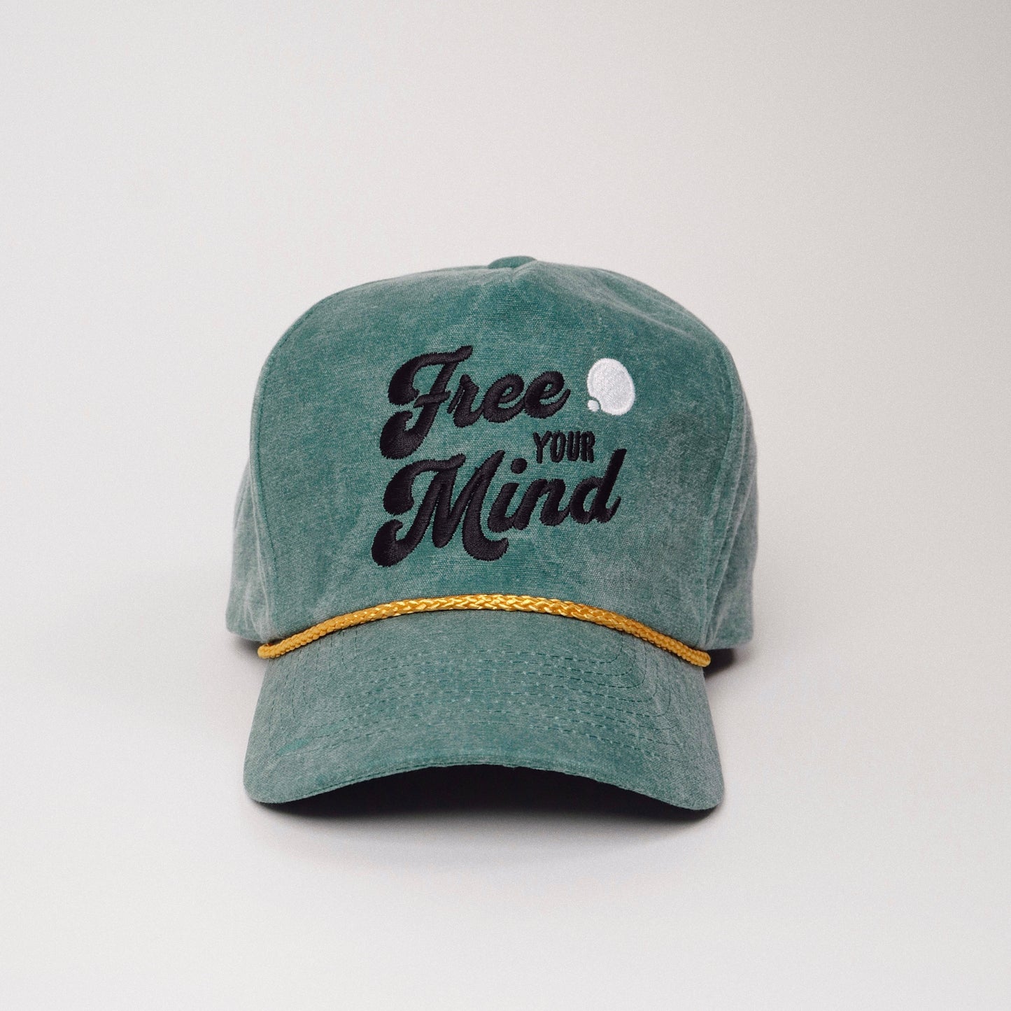 Free Your Mind Retro Hat (Moss Green)