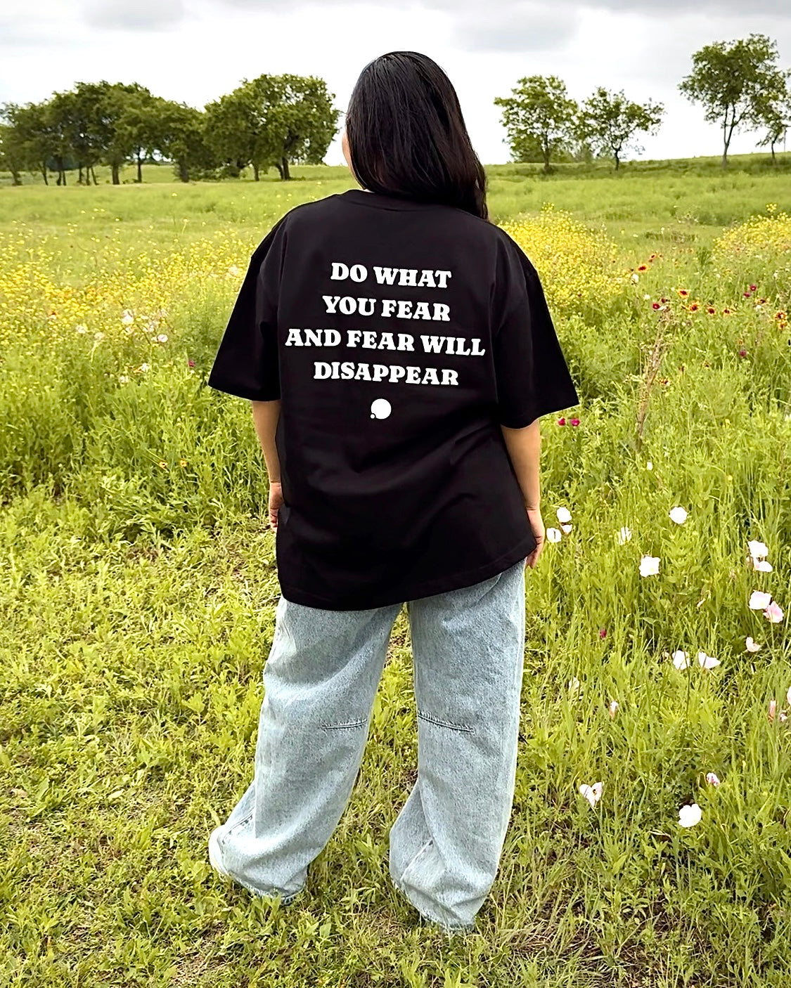 Do What You Fear Heavyweight Relaxed Tee (Black)