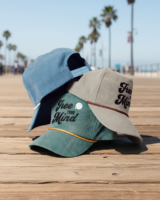 Free Your Mind Retro Hats 3 Color Bundle (SAVE $36)