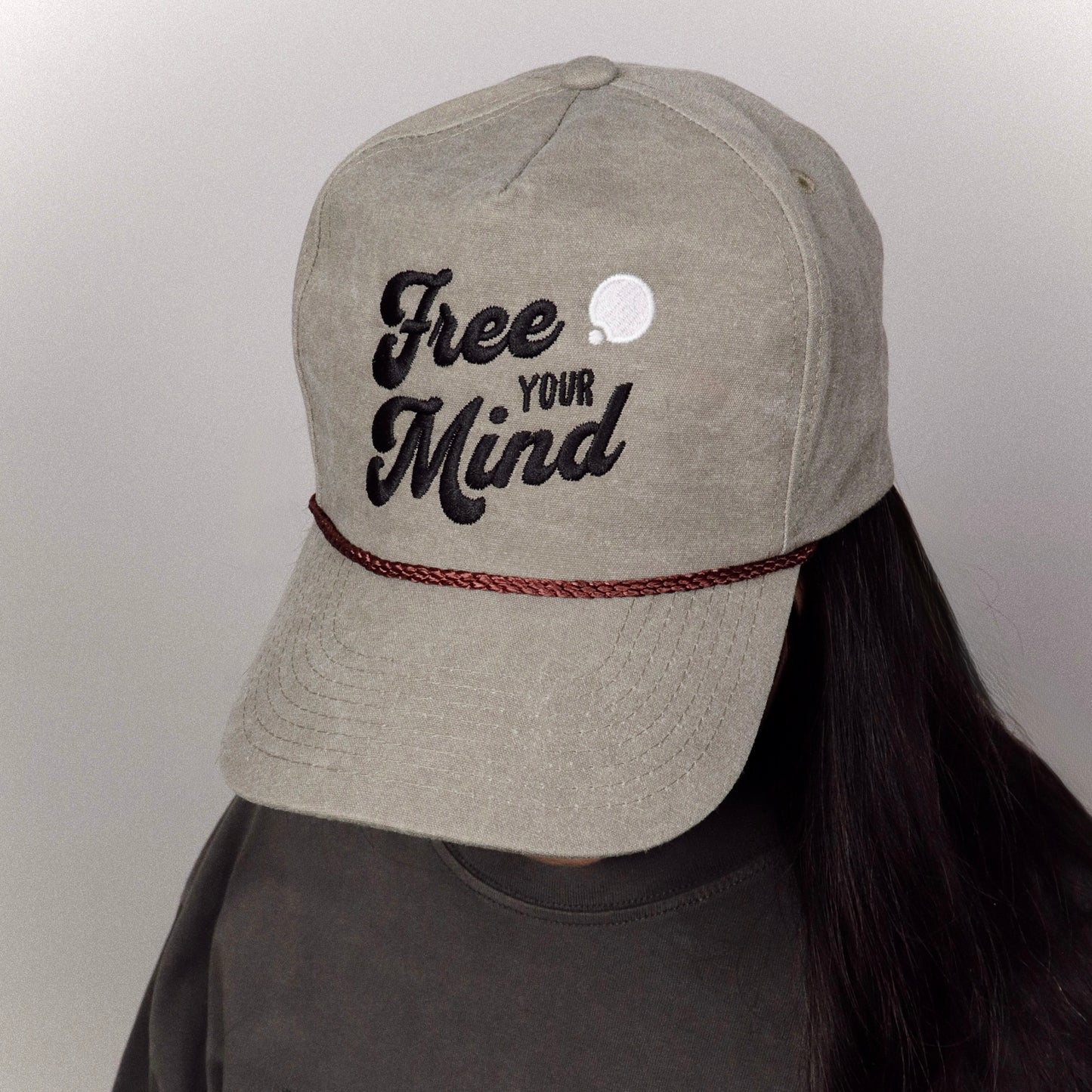 Free Your Mind Retro Hat (Earth Brown)