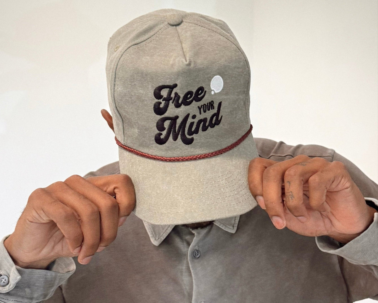 Free Your Mind Retro Hat (Earth Brown)