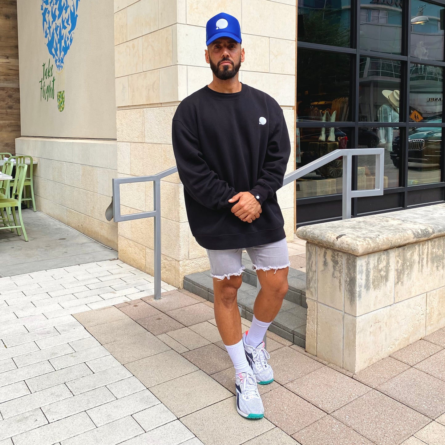 VISION Embroidered Trucker Hat (Royal)