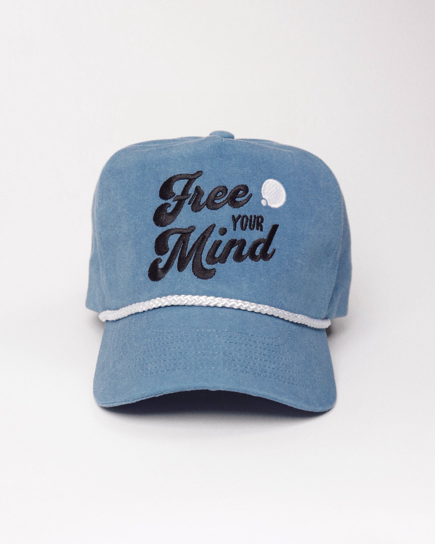 Free Your Mind Retro Cap (Ocean Blue)