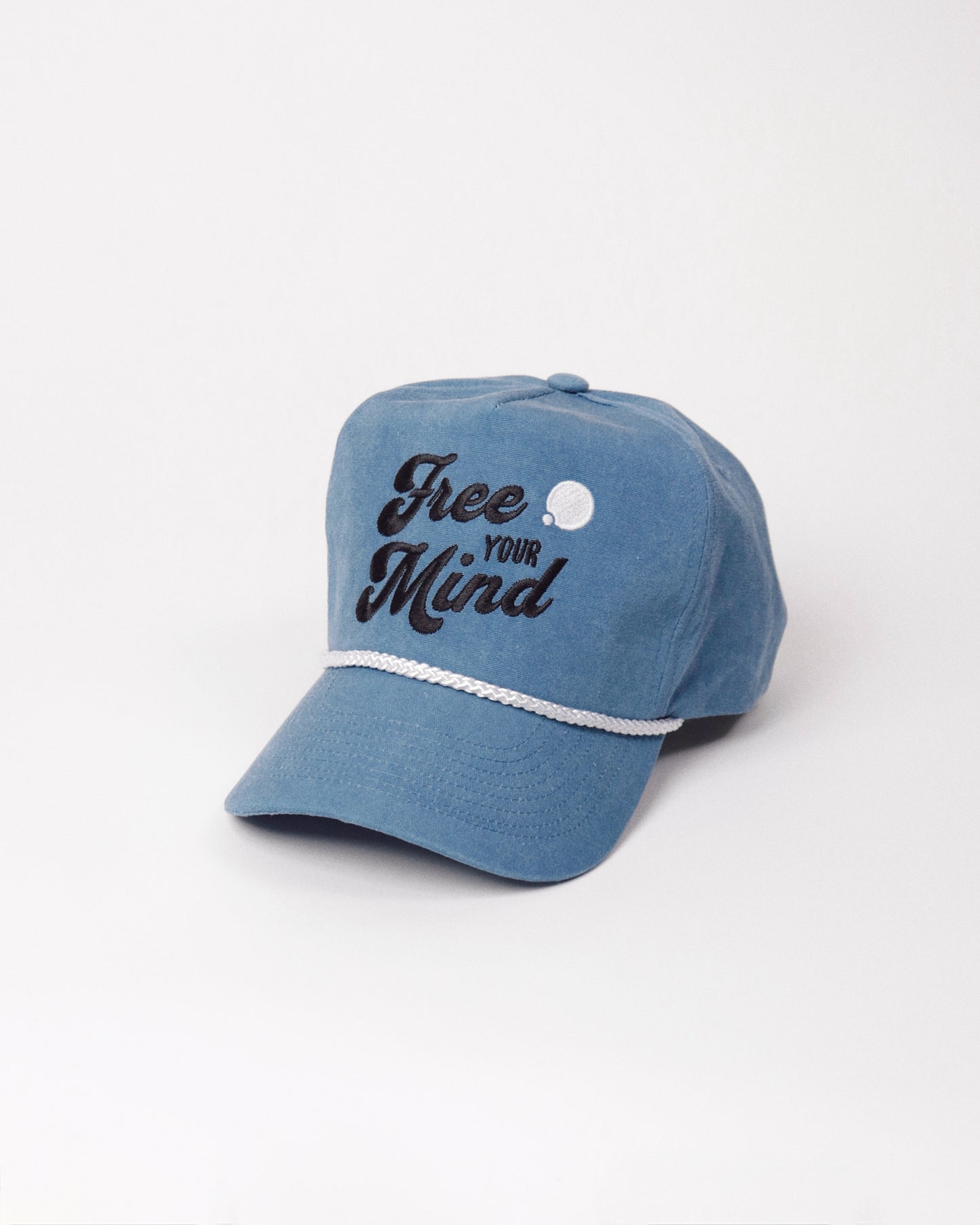 Free Your Mind Retro Cap (Ocean Blue)
