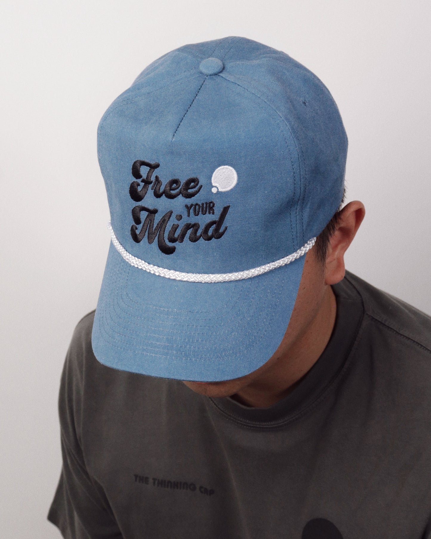 Free Your Mind Retro Cap (Ocean Blue)