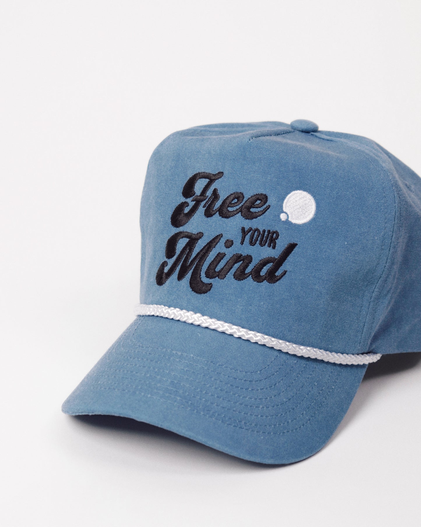 Free Your Mind Retro Cap (Ocean Blue)