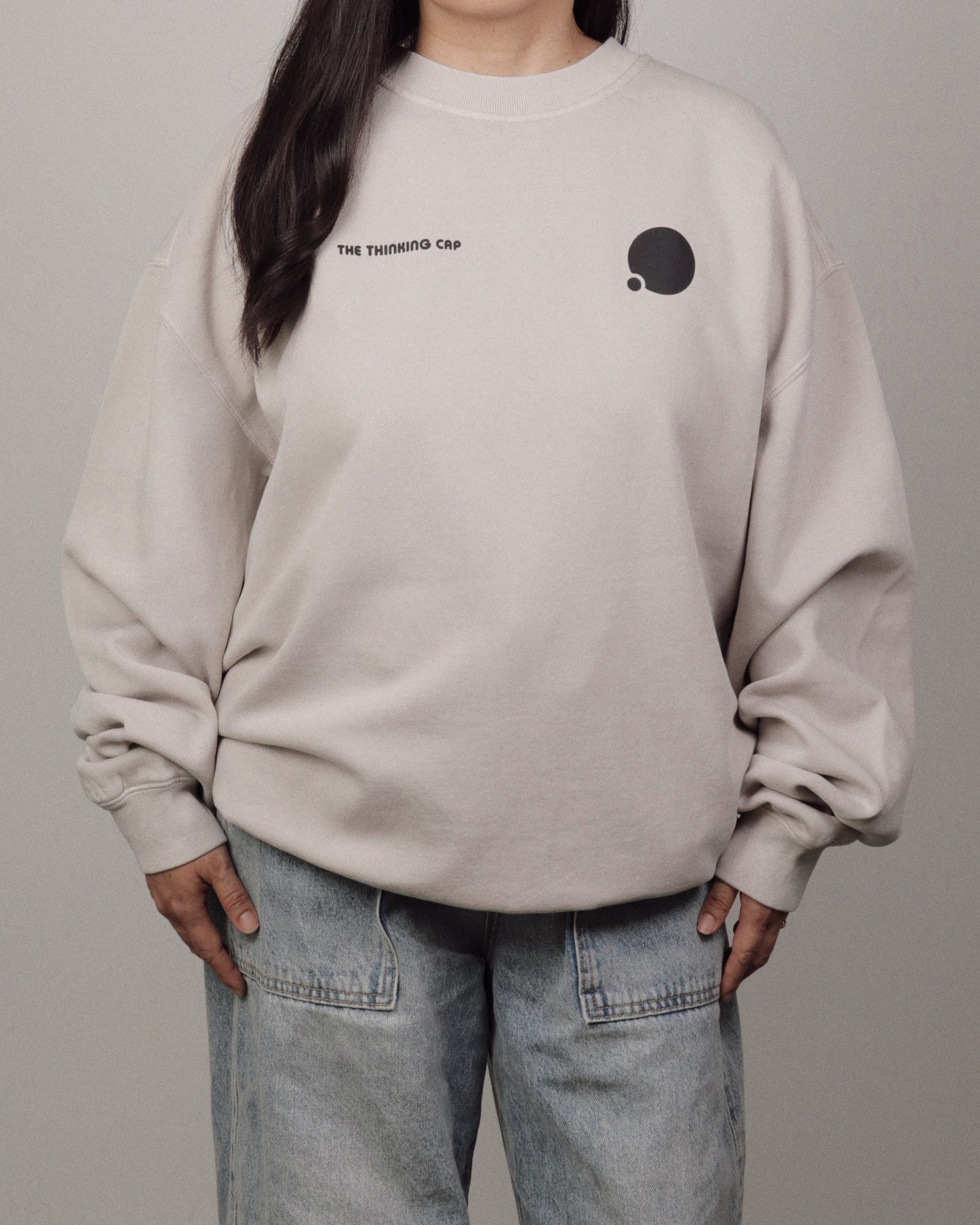 Luxe Crewneck Sweatshirt (Cream)