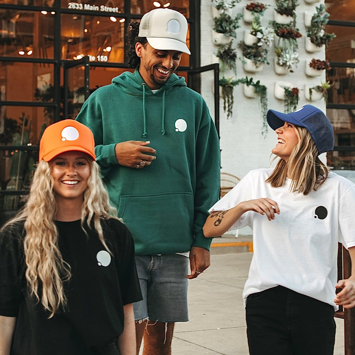 Icon Embroidered Trucker Hat (Storm)