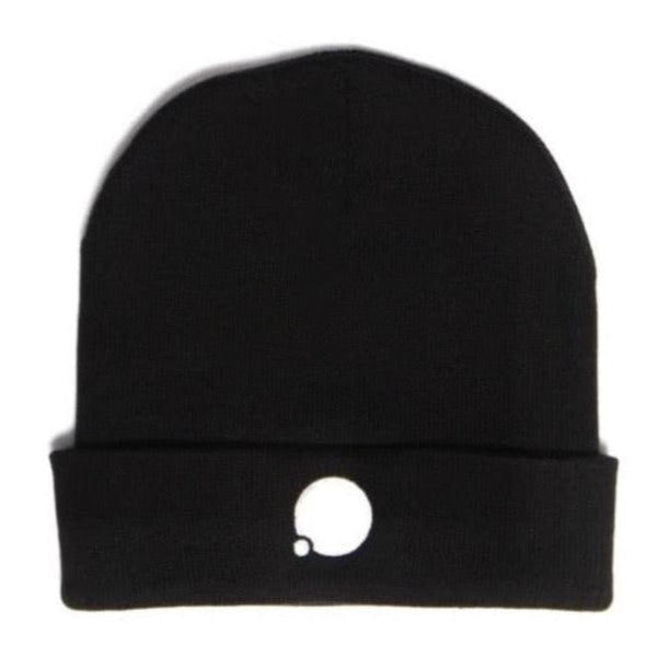 Classic Embroidered Beanie (Black)