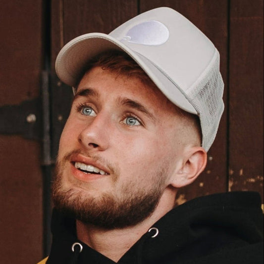 Icon Embroidered Trucker Hat (Storm)