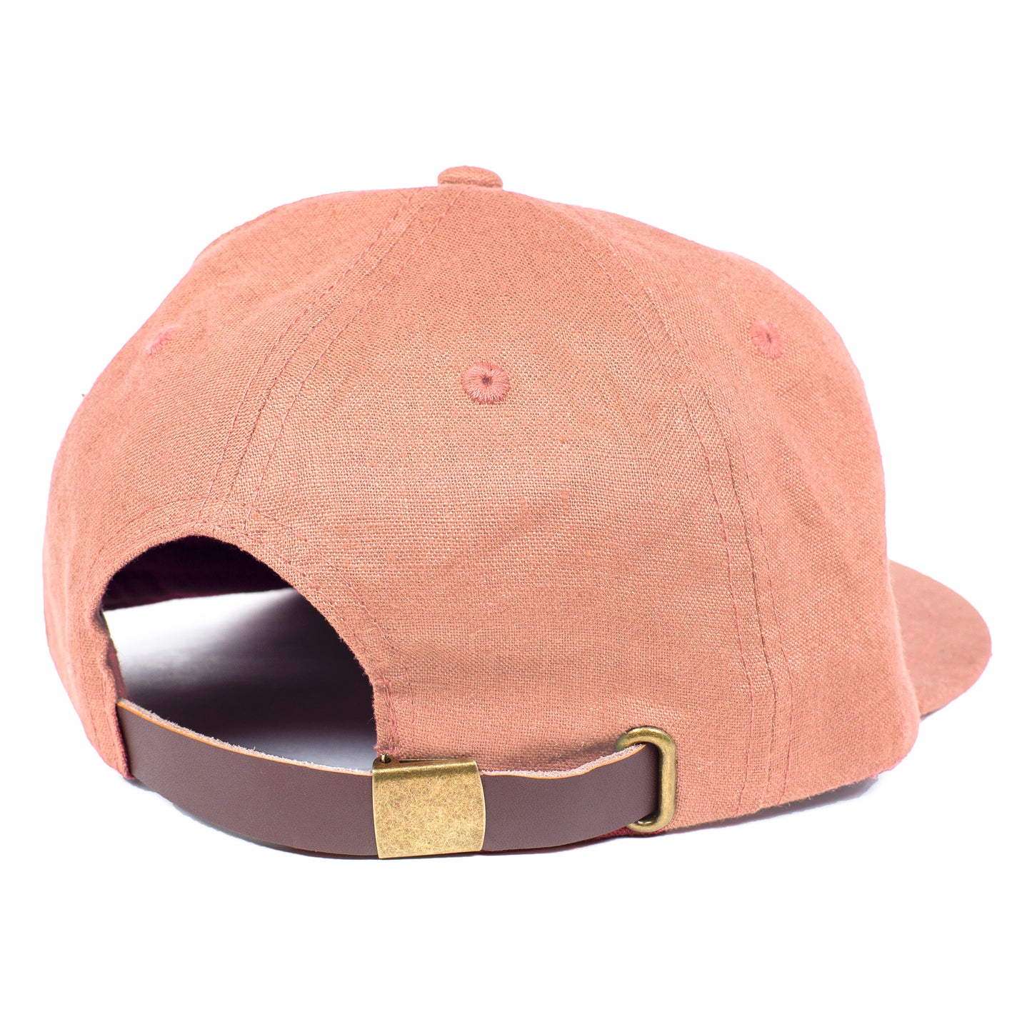 Founder Linen Leatherback Hat (Melon)