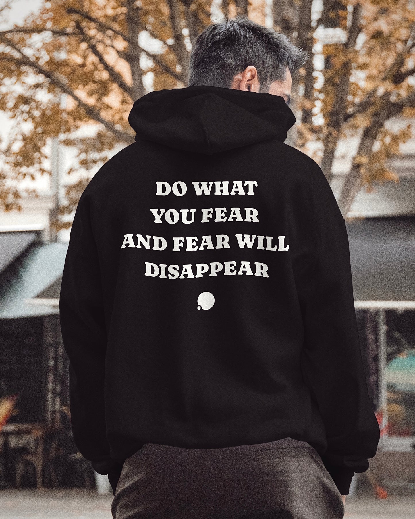 Do What You Fear Heavy Hoodie (Black)