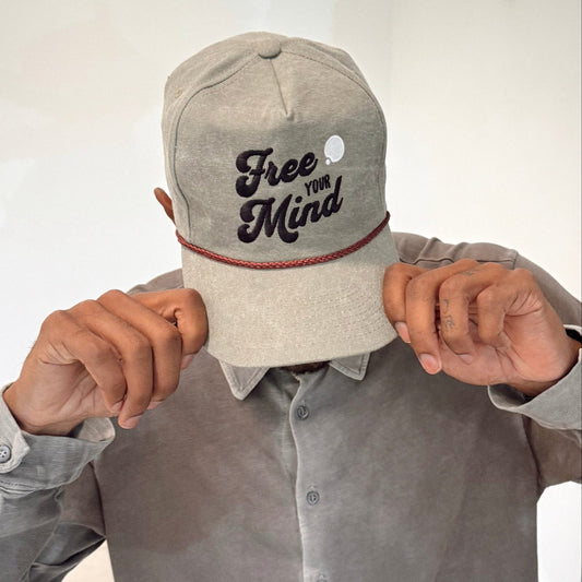 Free Your Mind Retro Hat (Earth Brown)