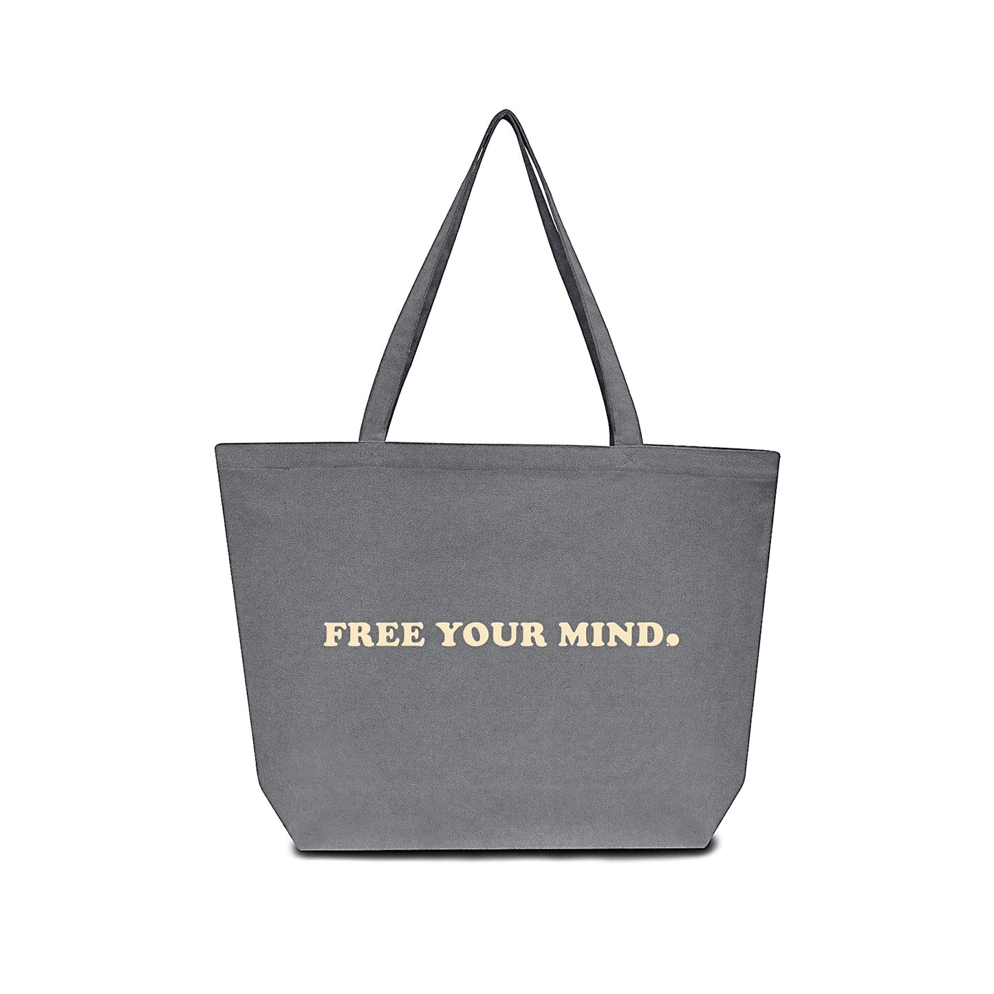 FYM Large Tote Bag (Gray)