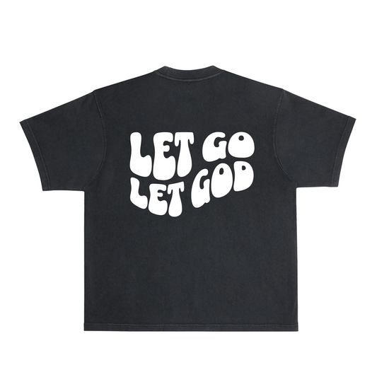 Let Go Let God Tee (Vintage Black)