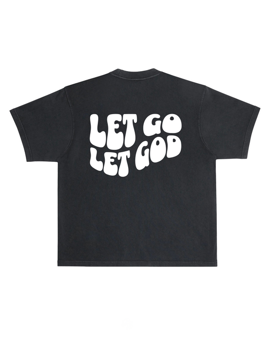 Let Go Let God Tee (Vintage Black)