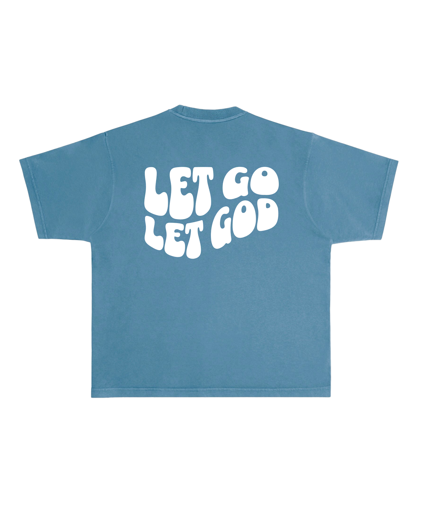 Let Go Let God Tee (Vintage Blue)