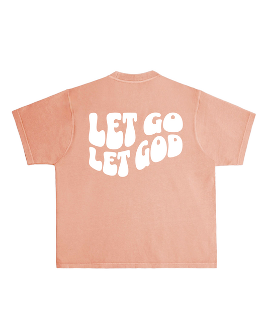 Let Go Let God Tee (Vintage Pink)