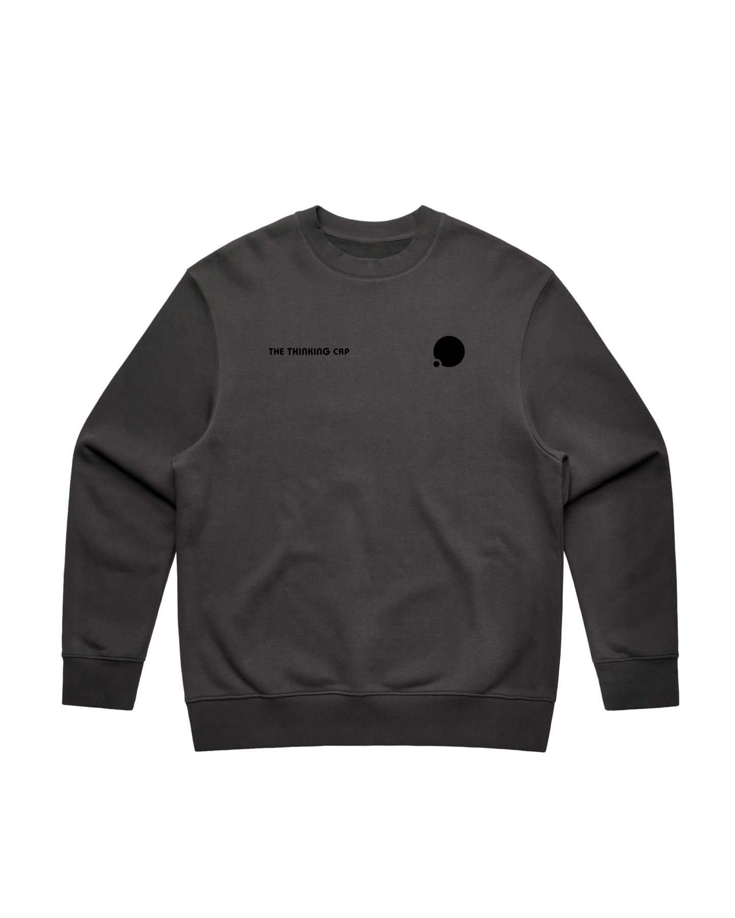 Luxe Crewneck Sweatshirt (Coal Black)