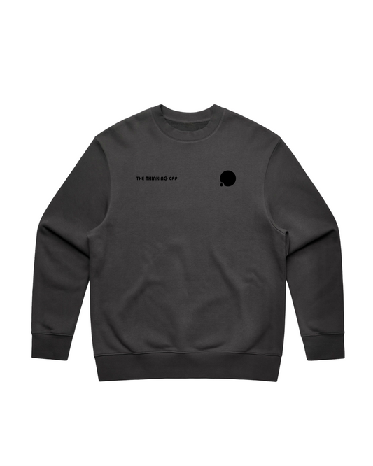 Luxe Crewneck Sweatshirt (Coal Black)