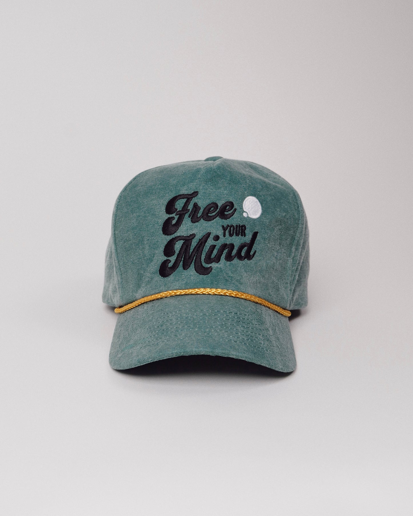 Free Your Mind Retro Cap (Moss Green)