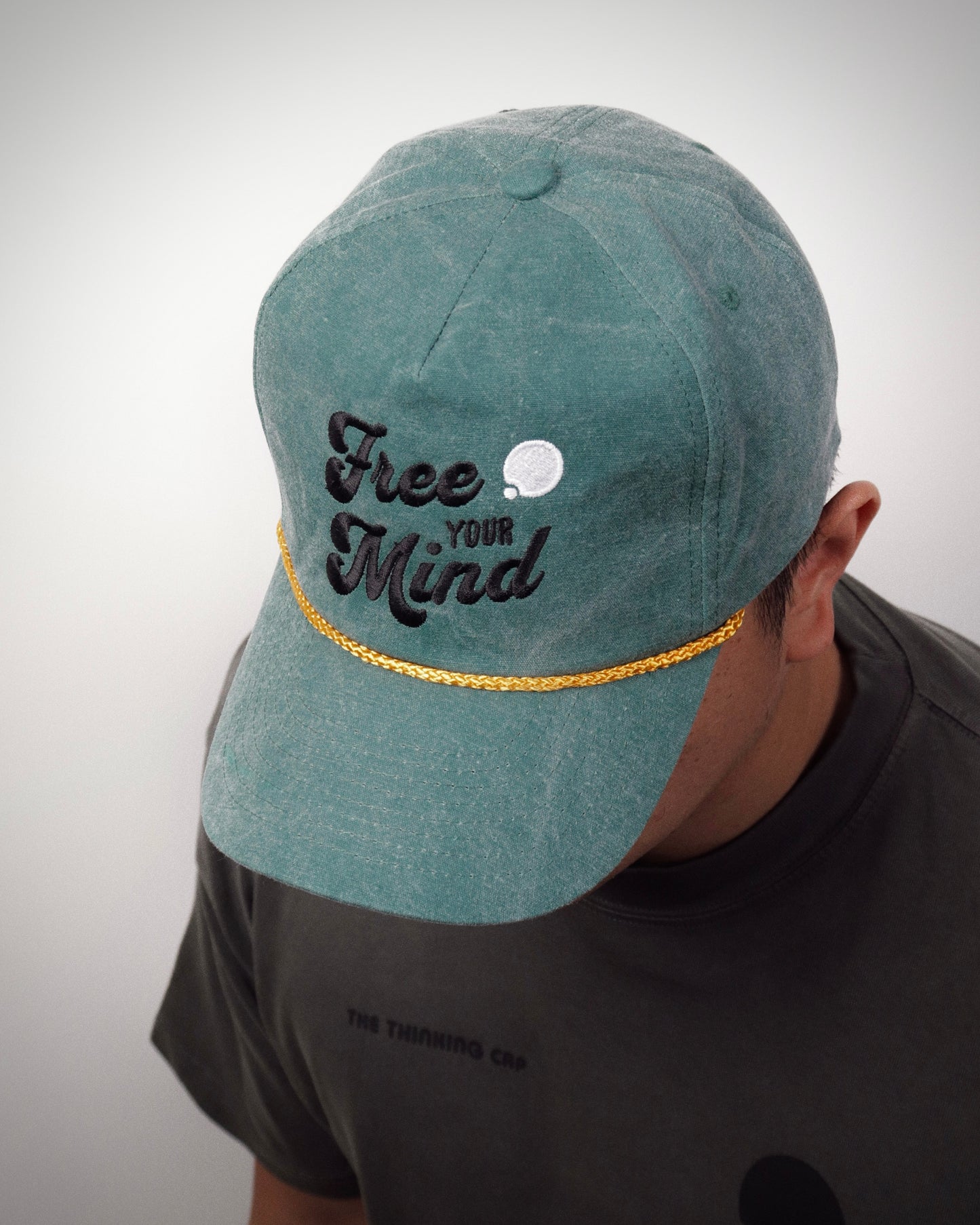 Free Your Mind Retro Cap (Moss Green)