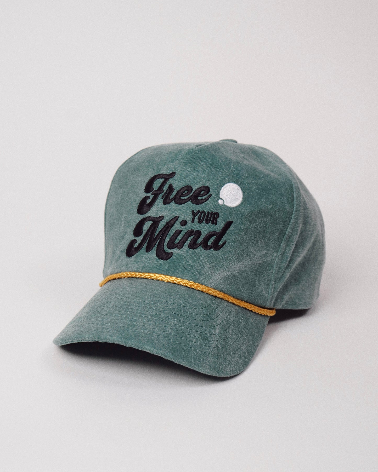 Free Your Mind Retro Cap (Moss Green)