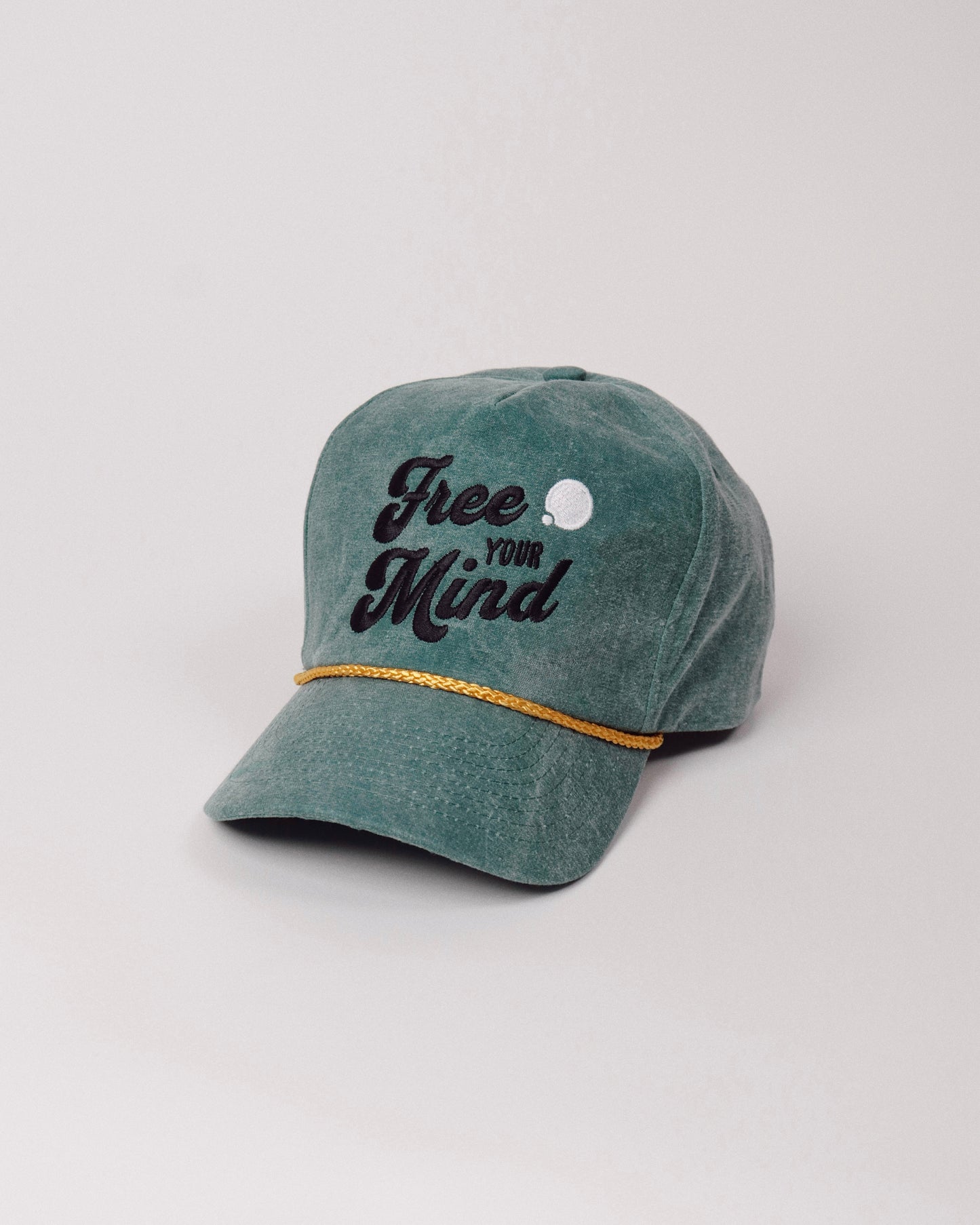 Free Your Mind Retro Cap (Moss Green)