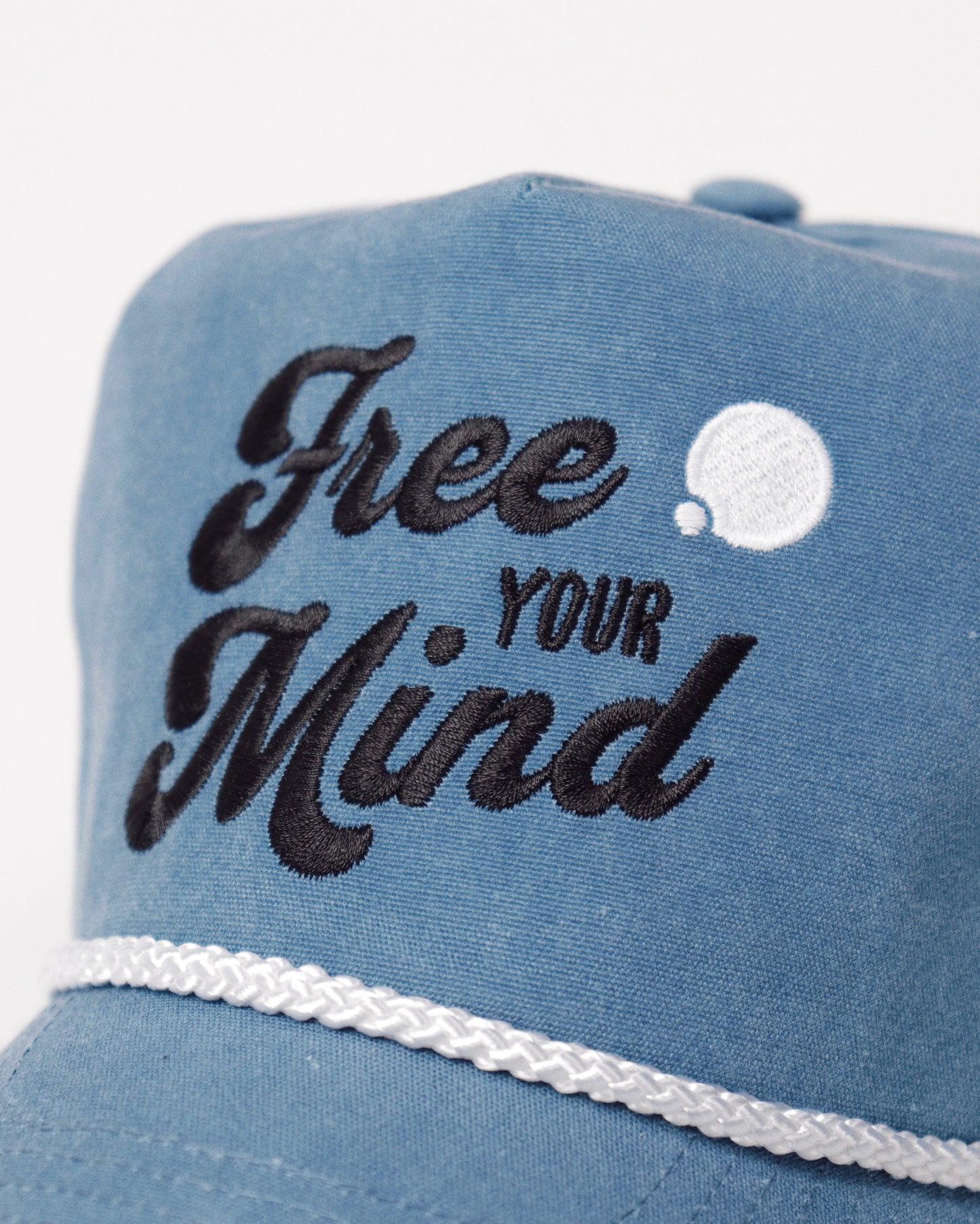 Free Your Mind Retro Cap (Ocean Blue)
