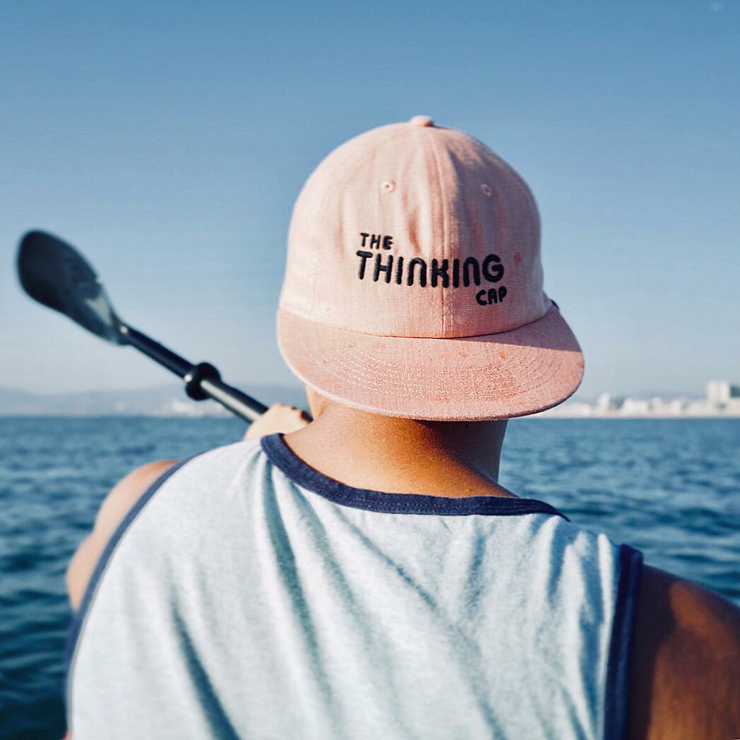 Founder Linen Leatherback Hat (Melon)