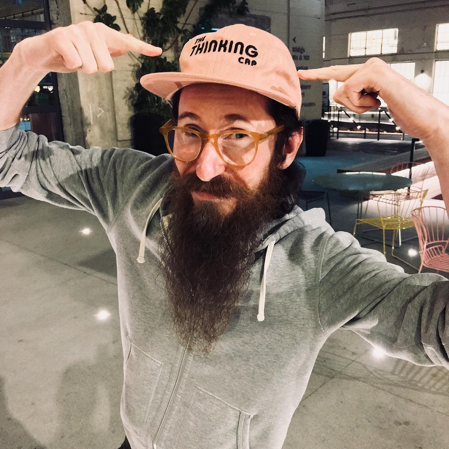 Founder Linen Leatherback Hat (Melon)