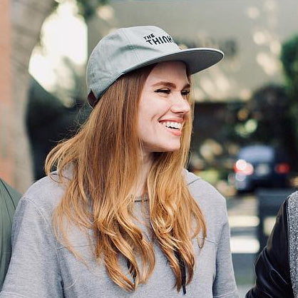 Founder Linen Leatherback Hat (Sage)