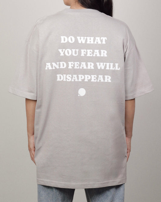 Do What You Fear Heavyweight Relaxed Tee (Granite Gray)
