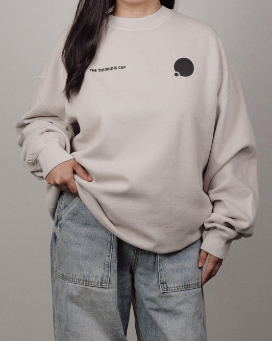 Luxe Crewneck Sweatshirt (Cream)