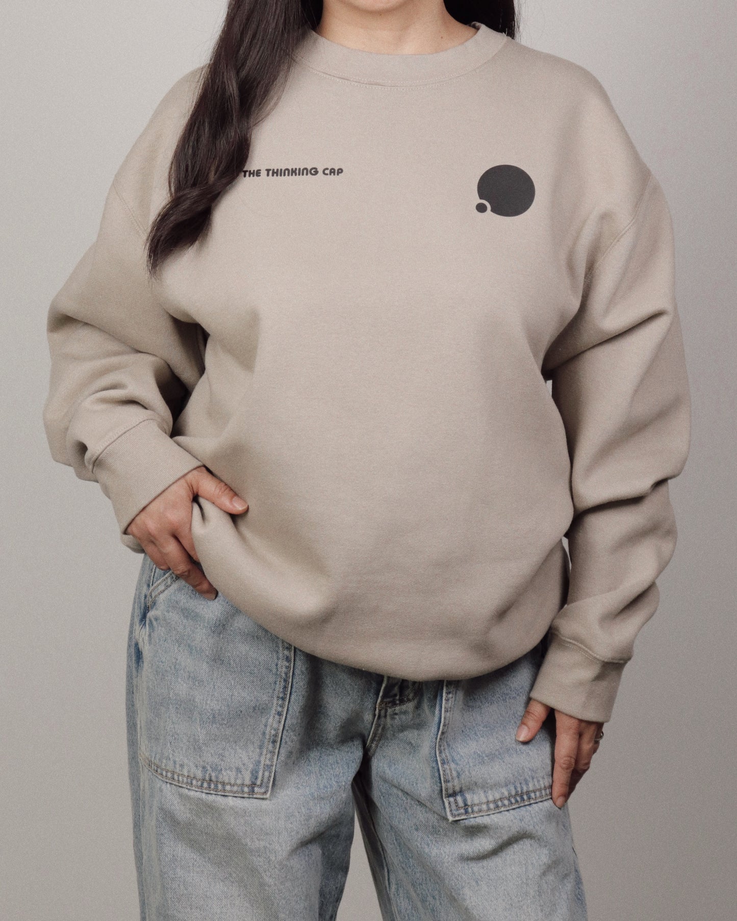 Luxe Crewneck Sweatshirt (Greige)