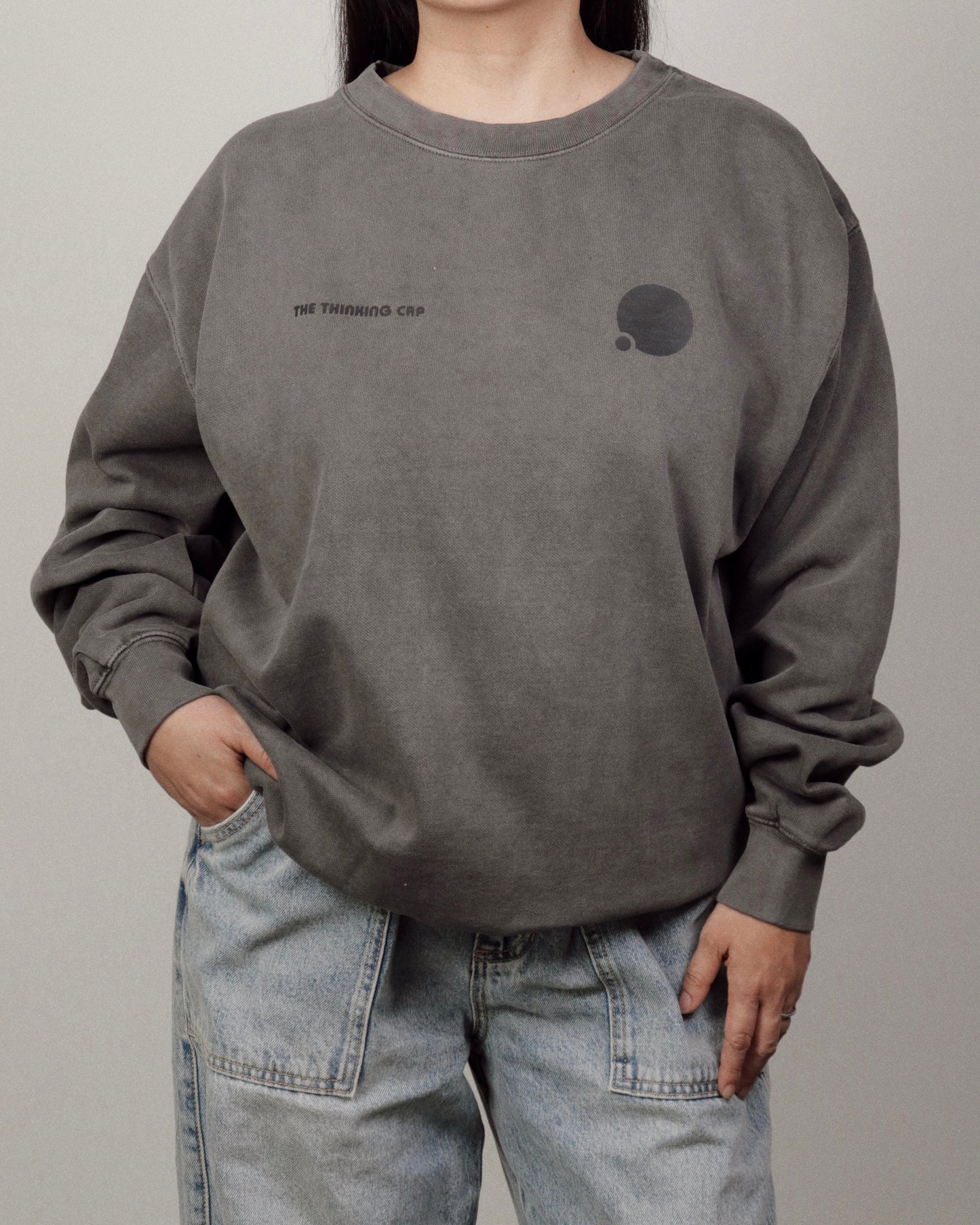 Luxe Crewneck Sweatshirt (Coal Black)