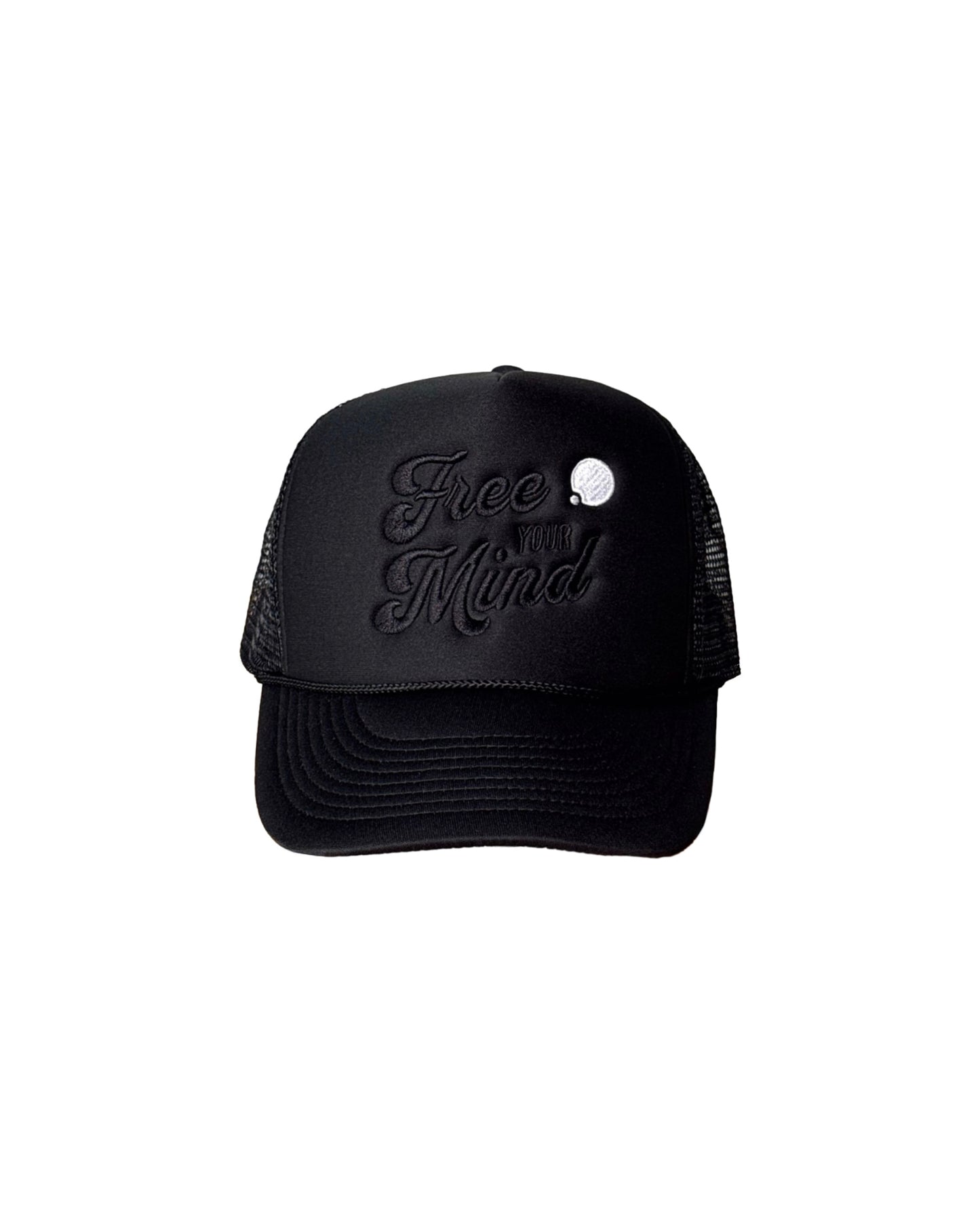Free Your Mind Trucker Hat (Midnight Black)