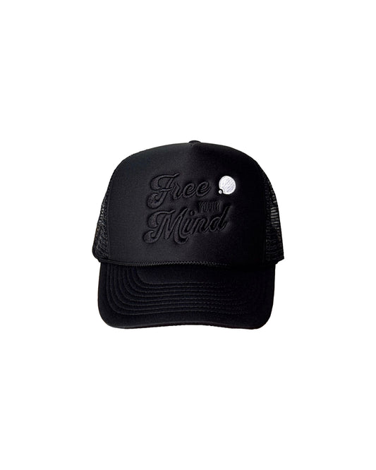 Free Your Mind Trucker Hat (Midnight Black)