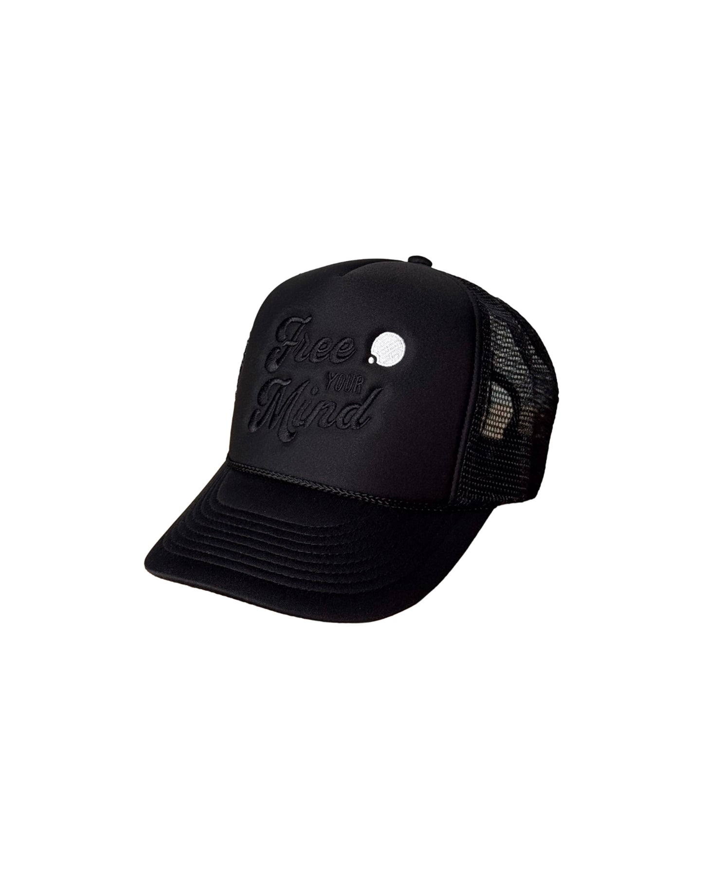 Free Your Mind Trucker Hat (Midnight Black)