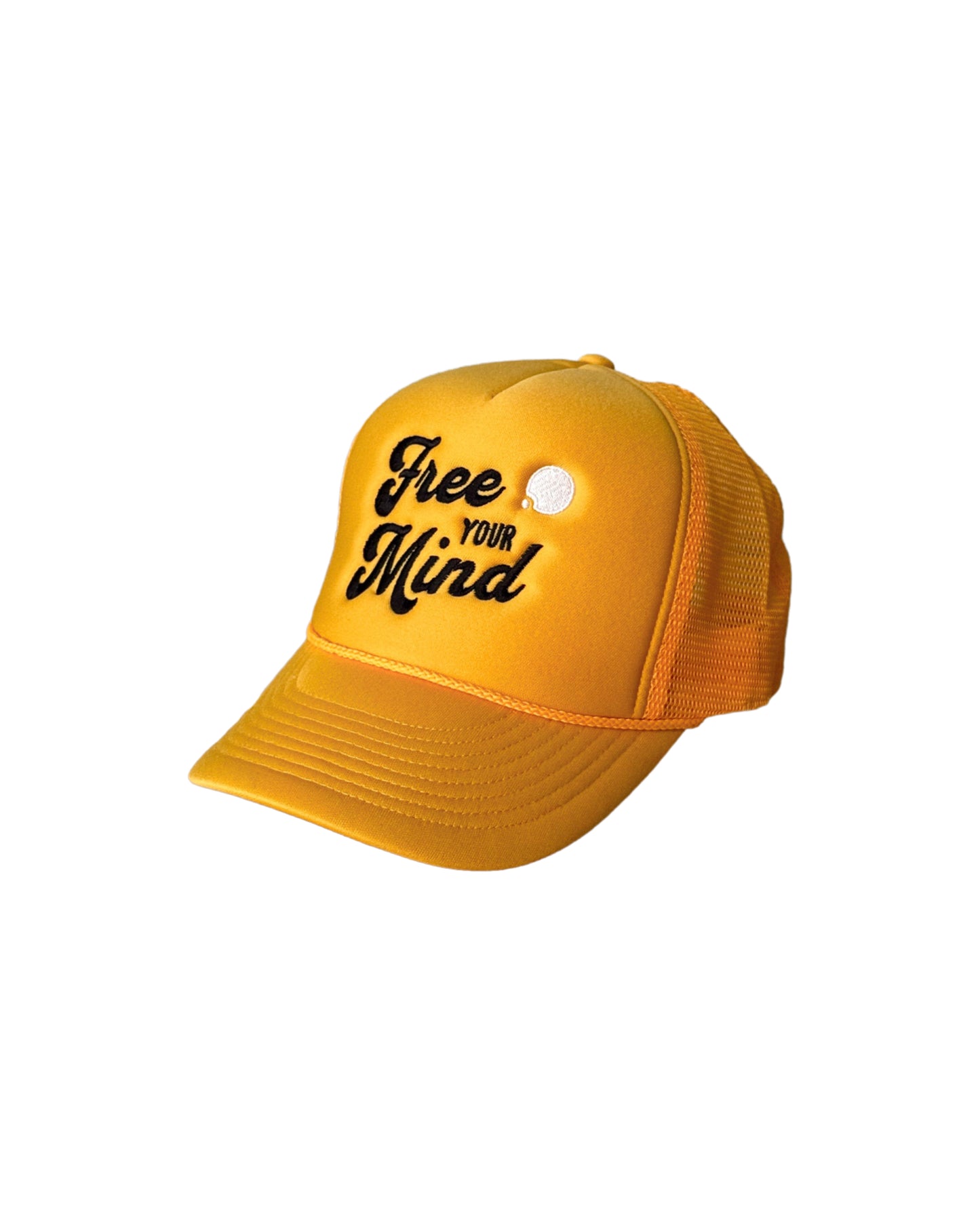 Free Your Mind Trucker Hat (Solar Yellow)