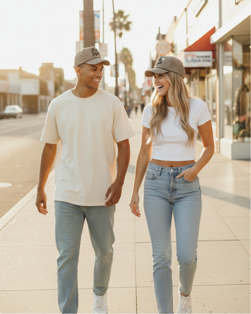 Abbot Kinney Walking Laughing Friends