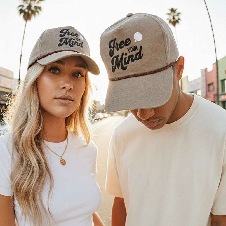 Free Your Mind Retro Hat (Earth Brown)